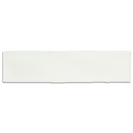 Irregular Edge White Gloss Wall Tile 75x300