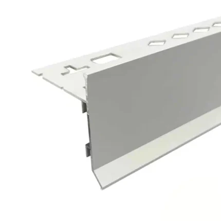 Balcony Aluminium Tile Trim 10mm x 3m (Matt Silver)