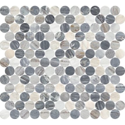 Artemis Blue Sandstone Penny Round Honed