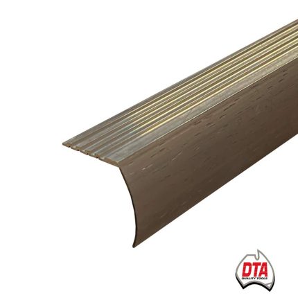 Stair Nosing Trim Hammer Finish 30.8mm x 3.3m (Matt Bronze)