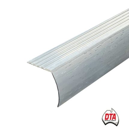 Stair Nosing Trim Hammer Finish 30.8mm x 3.3m (Pewter)