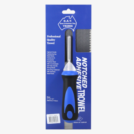 Bright Steel 5mm V Notch Adhesive Trowel