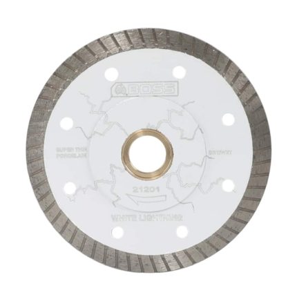 White Lightning 200mm Turbo Diamond Blade, Thin Cut for Precision