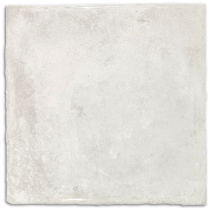 Brume Cotton White Gloss Wall Tile 130x130