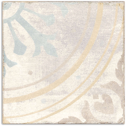 Barcelona Antique Decor Matt Tile 150x150