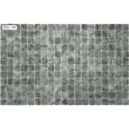Betsan Alp Grey Matte Glass Mosaic 25mm x 25mm