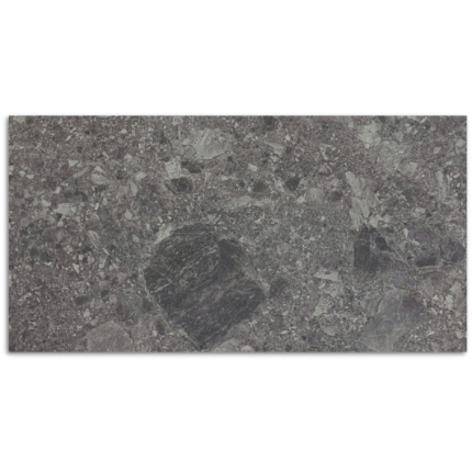 IN/OUT Breccia Mid Grey Matt Tile 300x600