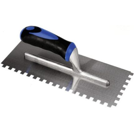 Bright Steel Notched Adhesive Trowel 8mm (CLEARANCE)
