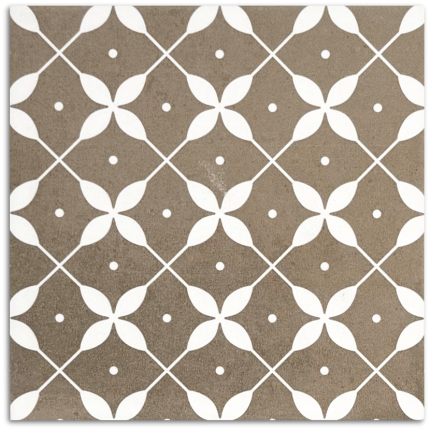 Craft Art Leaf Earth Matt Tile 200x200