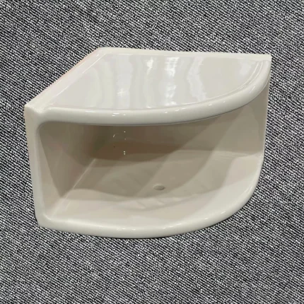Ceramic Corner Shelf Dual 150x100 (Tusk)