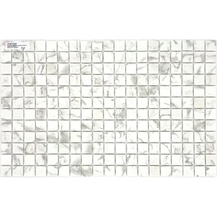 Betsan Carrara Matte Glass Mosaic 25mm x 25mm