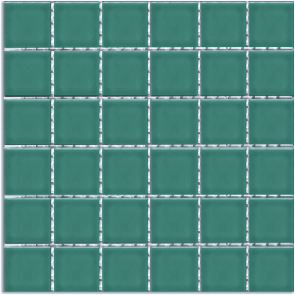 Cotto Teal Gloss 47mm x 47mm