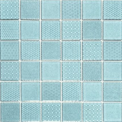 Cotto Celadon Aqua Gloss 47mm x 47mm