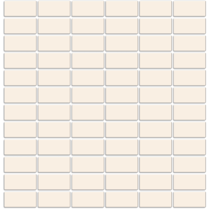 Cotto Palatino Ivory Gloss Mosaic 23x48
