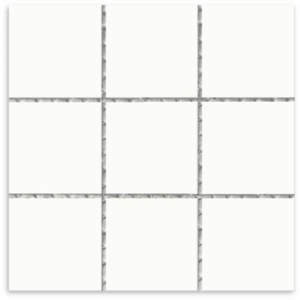 Cotto White Matt Tile 97x97