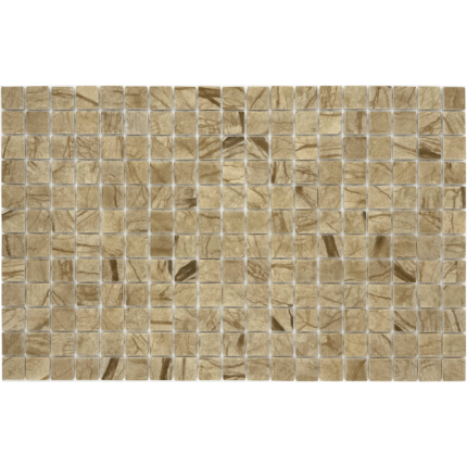 Betsan Cream Stone Matte Glass Mosaic 25mm x 25mm