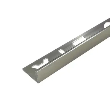 L Angle Aluminium Trim 18mm x 3m (Brushed Nickel)
