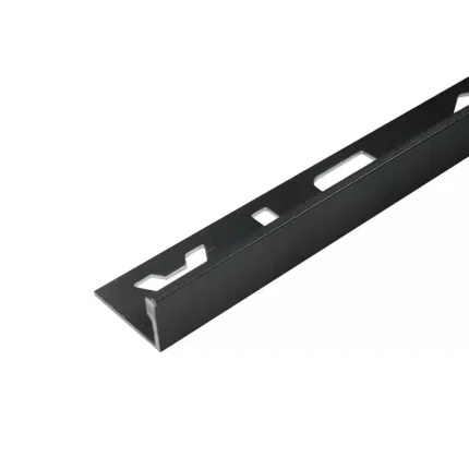 L Angle Aluminium Trim 8mm x 3m (Matt Black)