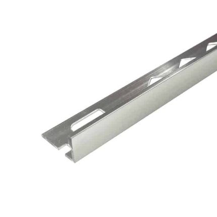 L Angle Aluminium Trim 13mm x 3m (Bright Silver)