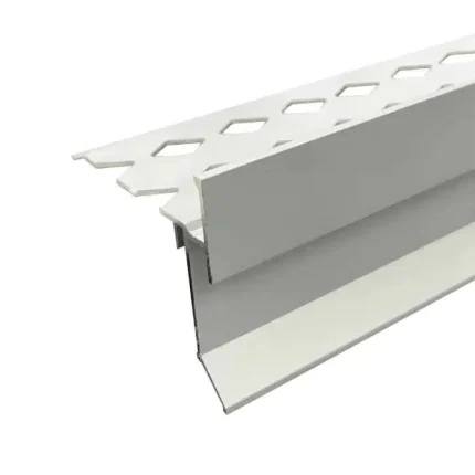 Balcony Trim With Weep Hole 15mm x 3m (Matt Silver)