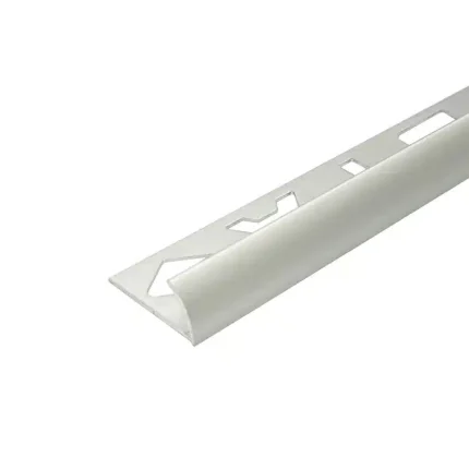 Round Aluminum Tile Trim 6mm x 3m (Matt Silver)