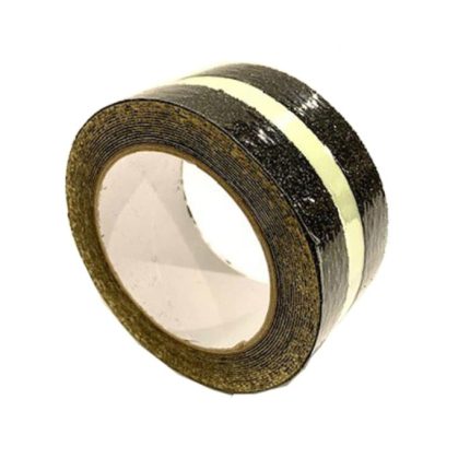 Gecko Anti Slip Glow in the Dark Tape 50mm x 5m (Black)