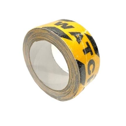 Gecko Anti-Slip Watch Your Step Tape 50mm x 5m (Black/Yellow)