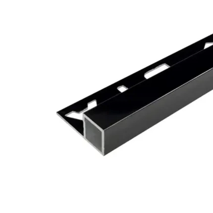 Box Square Edge Aluminum Trim 6mm x 3m (Gloss Black)
