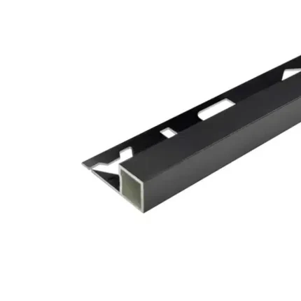 Box Square Edge Aluminum Trim 6mm x 3m (Matt Black)