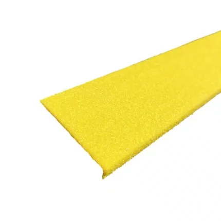 Stair nosing Yellow Fibreglass 70mm x 10mm x 1.2m
