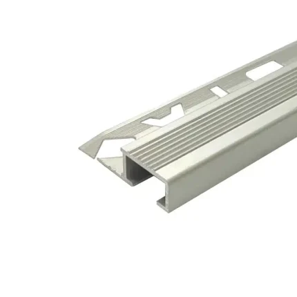 Step Edge Aluminium Trim 8mm x 3m (Matt Silver)