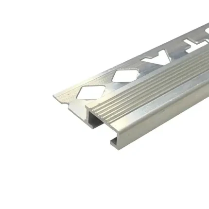 Step Edge Aluminium Trim 10mm x 3m (Plain)