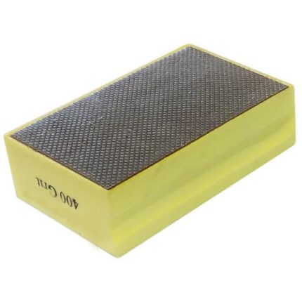 Electroplated Diamond Hand Pad – 400 Grit