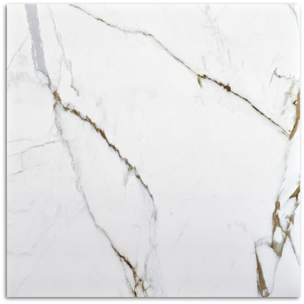 Fulmine White Matt Tile 600x600