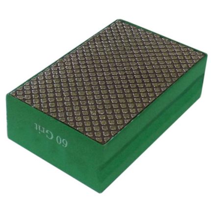 Electroplated Diamond Hand Pad – 60 Grit