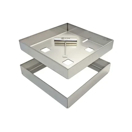 Hide Access Cover Kit 206mm Stainless Steel - (Inlay 55-62mm)