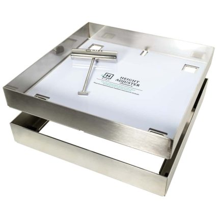 Hide Skimmer Lid Kit 342mm x 342mm - Stainless Steel (Inlay 8-11mm)