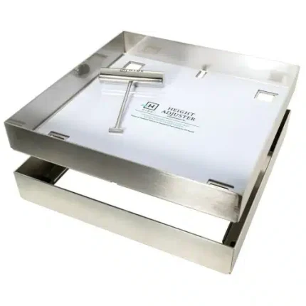Hide Skimmer Lid Kit 342mm x 342mm - Stainless Steel (Inlay 15-22mm)