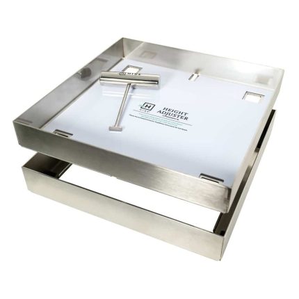 Hide Skimmer Lid Kit 306mm x 306mm - Stainless Steel (Inlay 8-11mm)