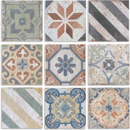 Havana Finca Vigia Mix Tile 200x200