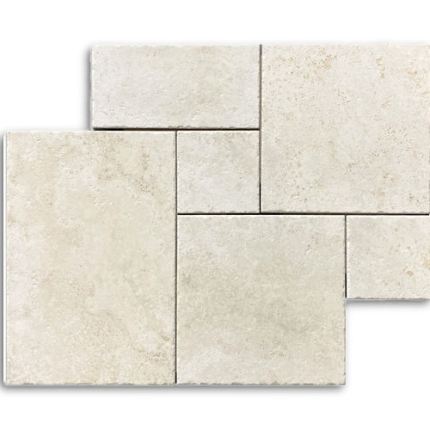 IN/OUT Tibur Bianco Modulo French Pattern Matt