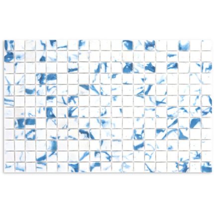 Betsan Lima Blue Matte Glass Mosaic 25mm x 25mm
