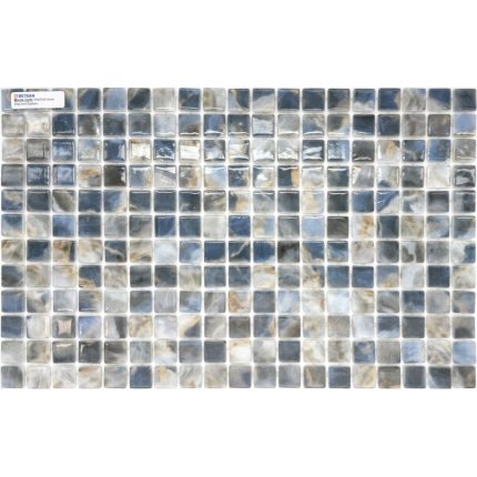 Betsan Monte Carlo Gloss Glass Mosaic 25mm x 25mm