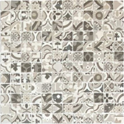 Hidra Scarlet Matt Glass 25mm x 25mm (310mm x 310mm Sheet)
