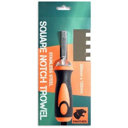Panther Stainless Steel Adhesive Trowel (10mm)