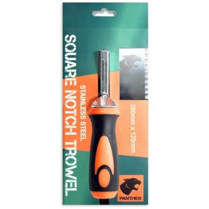 Panther Stainless Steel Adhesive Trowel (4mm)