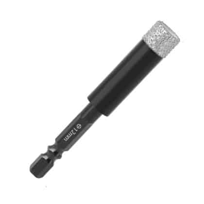 Dry Cut Hex Shank Diamond Drill Bit – 12mm