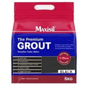Maxisil Premium Grout 5kg (Black)