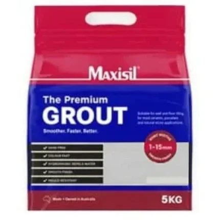 Maxisil Premium Grout 5kg (Light Grey)