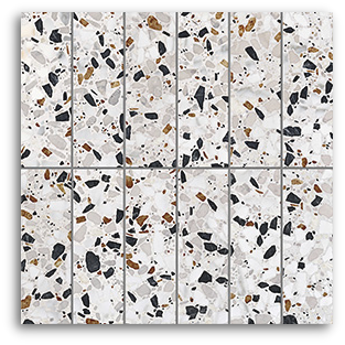 Terrina Moorland Mist Brick (50x150) Wall Tile Gloss